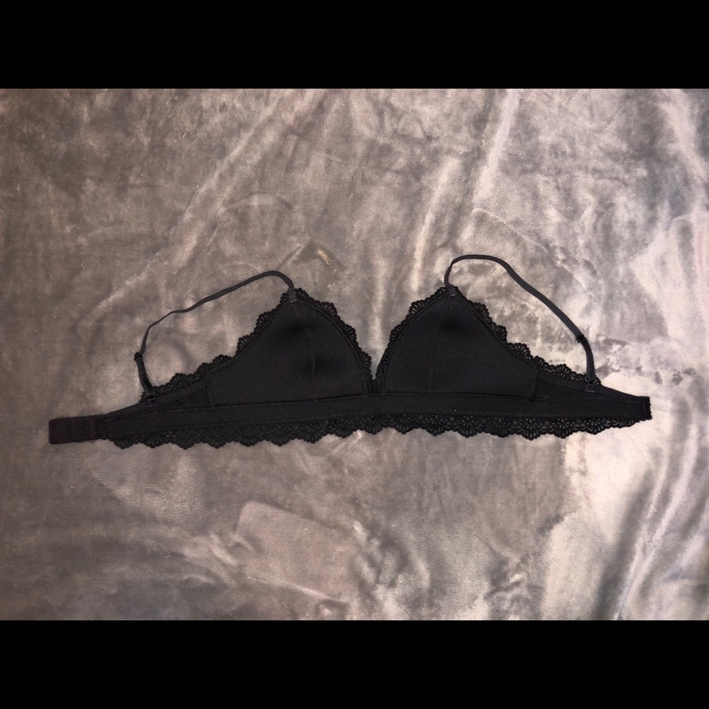 Lace black bralette